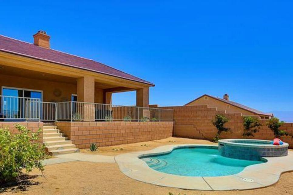 Poolside Paradises Seen on Desert Flippers HGTV's Desert Flippers HGTV