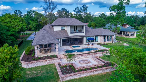 Exterior and Formal Backyard