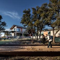 Bocce Court and Exterior