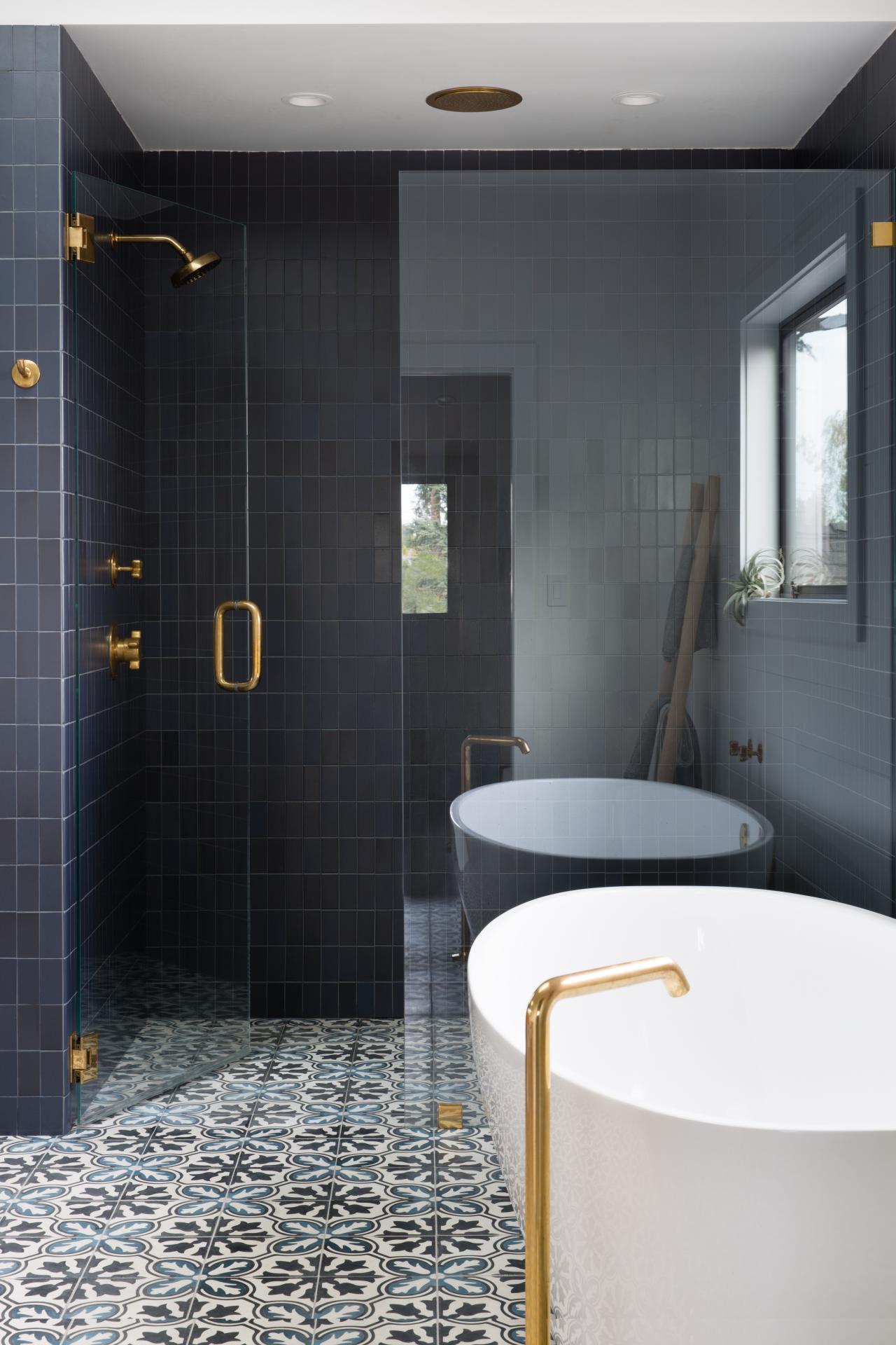 The matte black bathroom trend