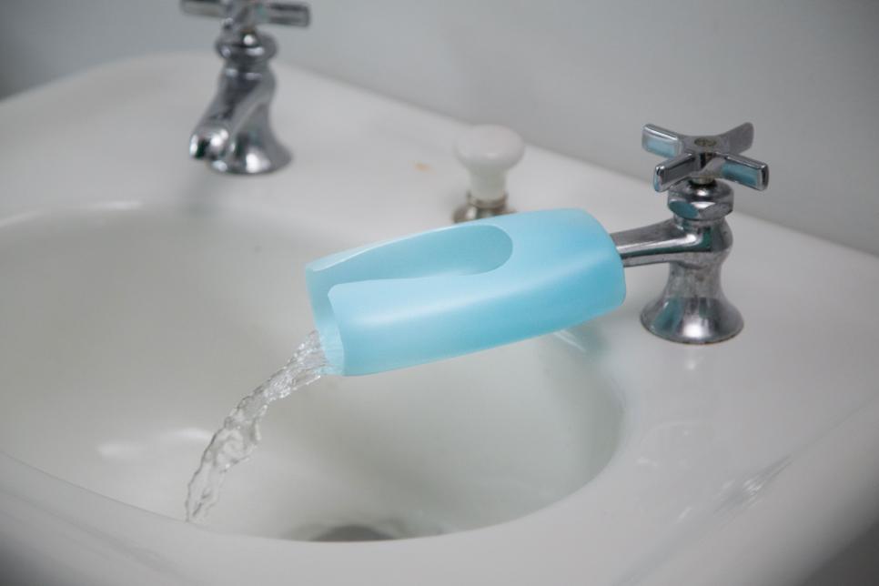 Leftover Shampoo Bottle Hacks Faucet Extender Hgtv