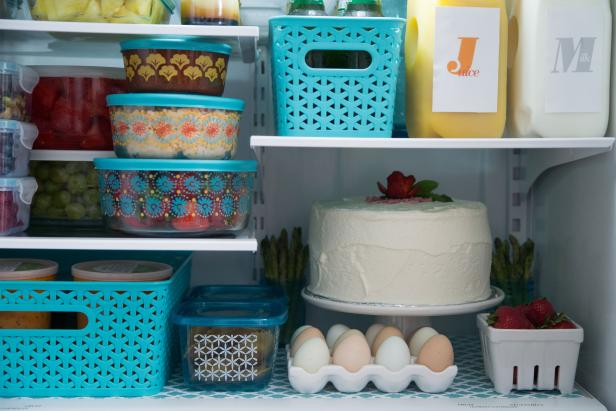 inside of a refrigerator