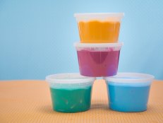 containers of slime