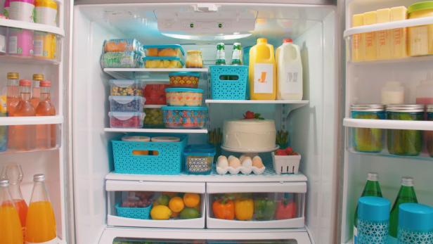 inside of a refrigerator