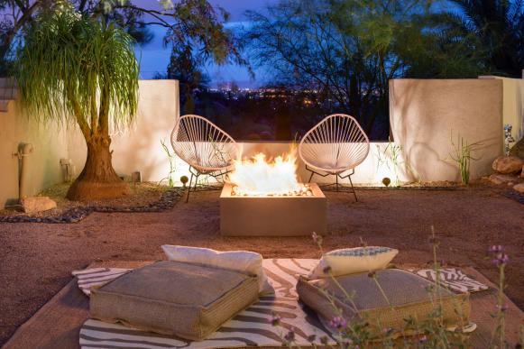 Modern fire pit