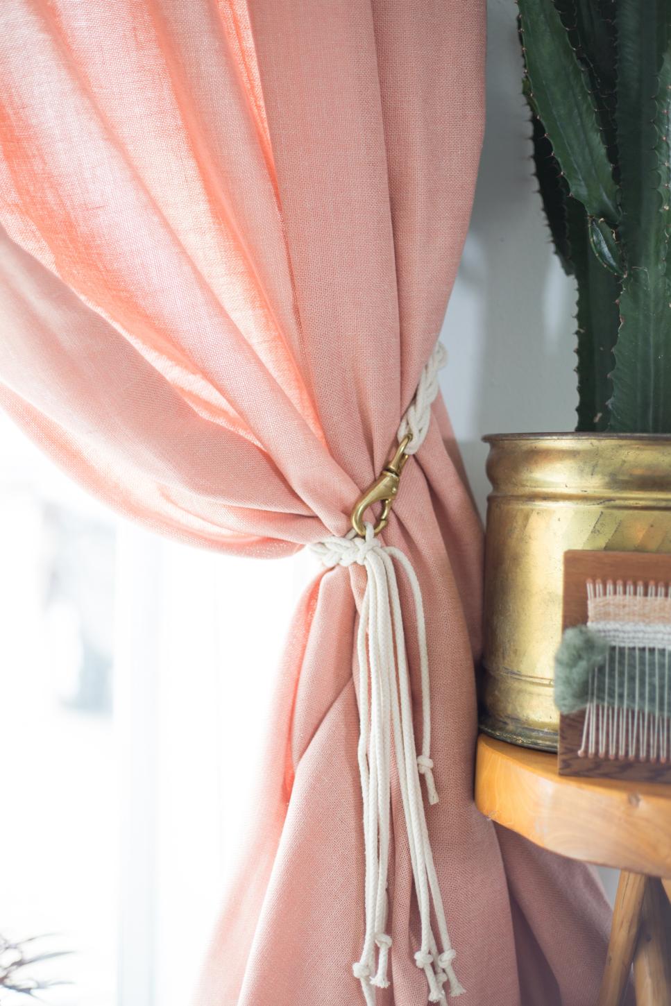 10 Diy Curtain Tieback Ideas That Don T Look Cheap Diy,How To Add Backsplash To Your Kitchen