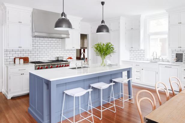 100 Beautiful Kitchen Island Ideas, 7ft Kitchen Island With Sink And Dishwasher