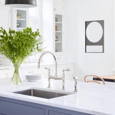 Contemporary Meets Classic in this Bright White Kitchen