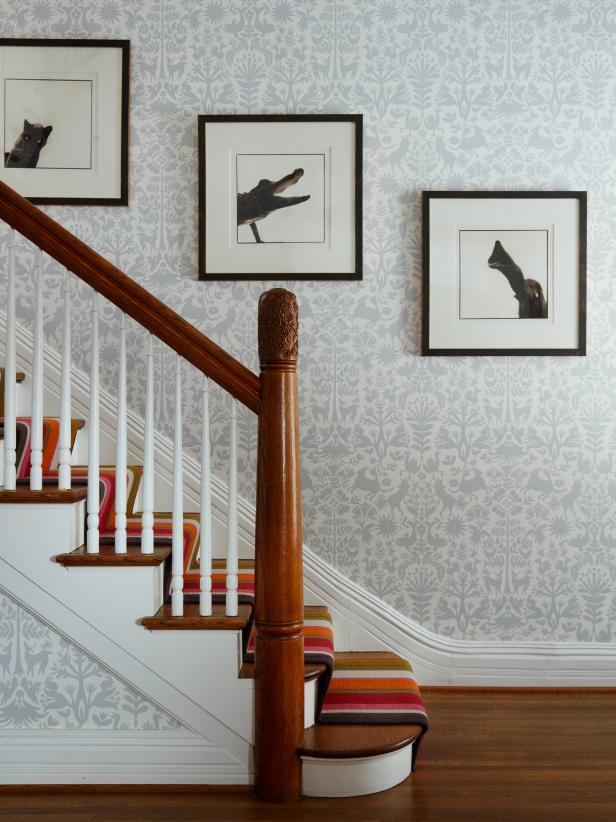 Gray Transitional Stairway