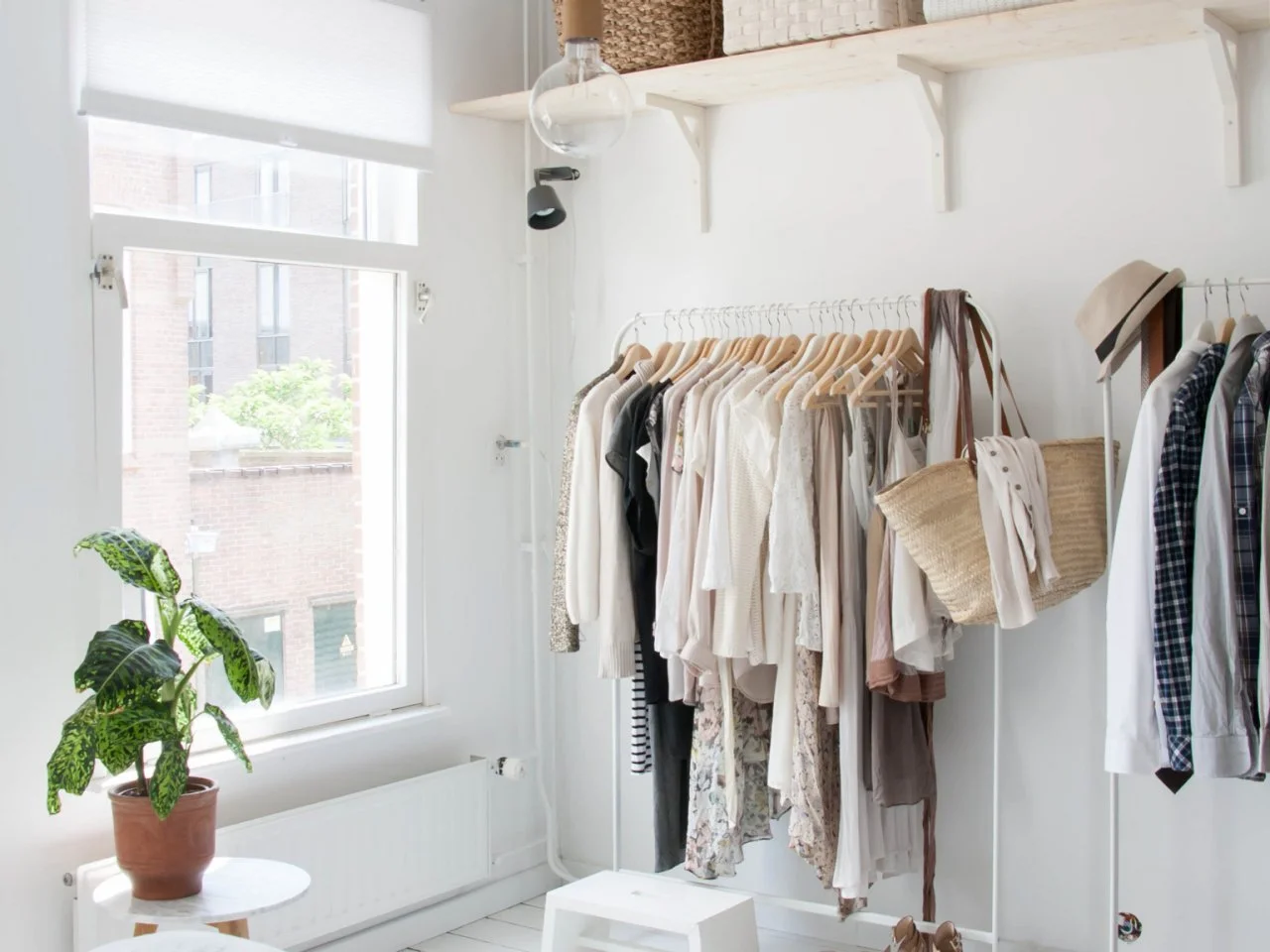 Small bedroom clothes storage discount