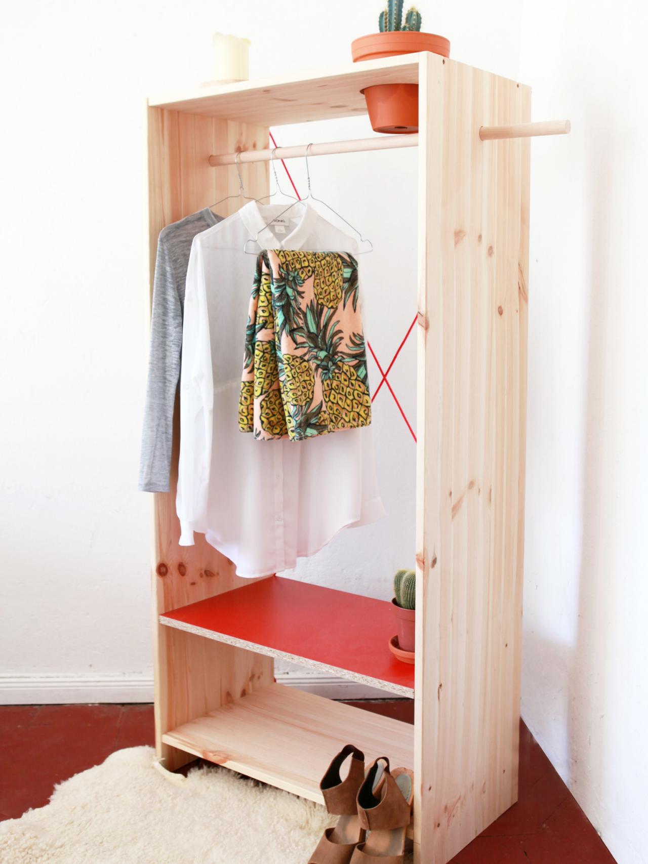 DIY Clothes Racks and Portable Closet Storage Ideas