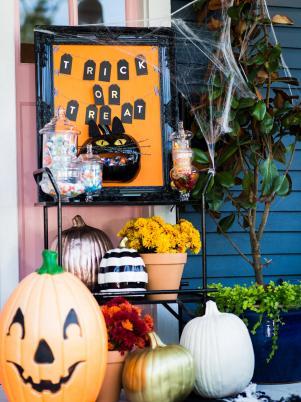 Small Acrylic Pumpkin Candy Jar