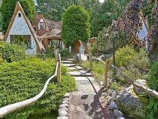 This charming, wooded cottage looks like it jumped right off the pages of the children's book.