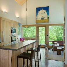 Guest House Interior With Aspen View