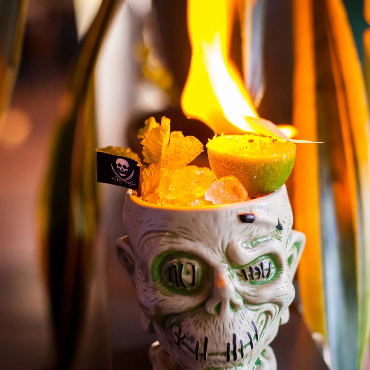 Easy Halloween Cocktail Recipe - Cachaca Zombie Cocktail | HGTV