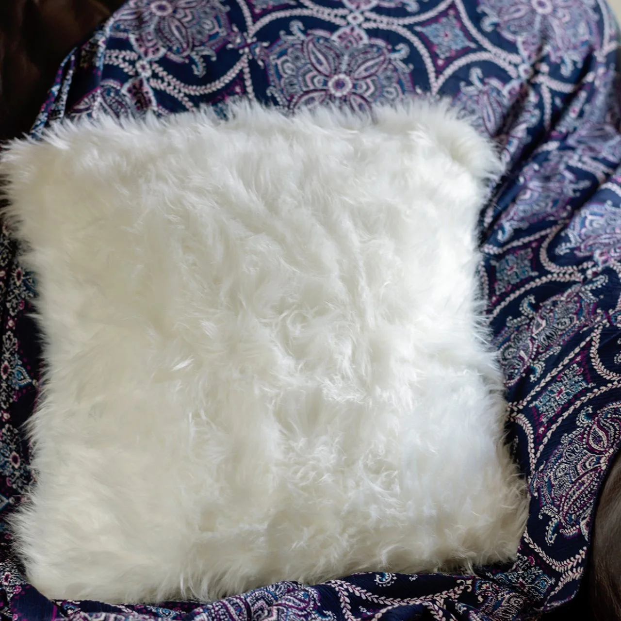 Faux Fur Pillow How To HGTV