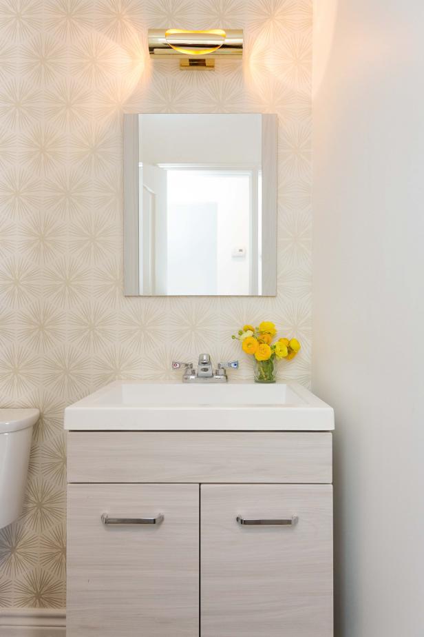 Contemporary, Neutral Bathroom | HGTV