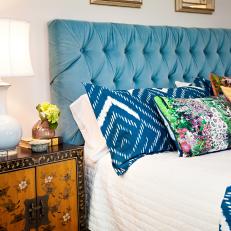 Eclectic, Colorful Bedroom