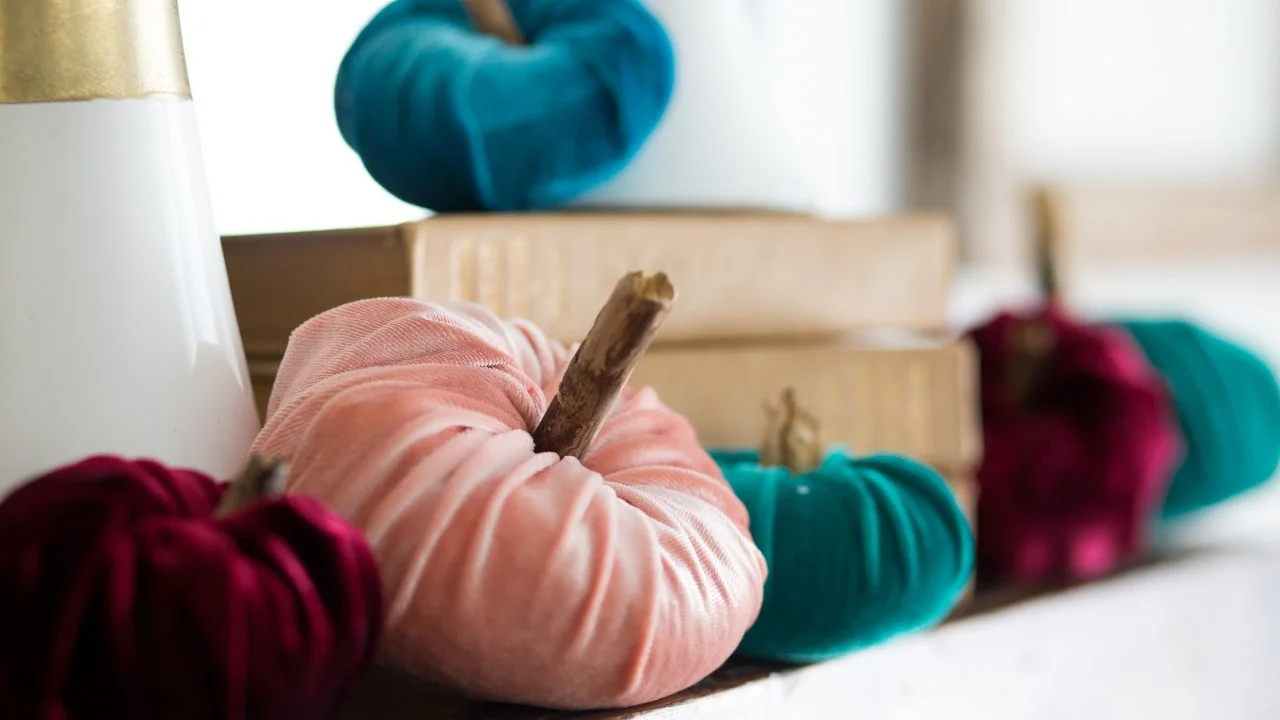 How to Make Easy DIY Velvet Pumpkins | HGTV