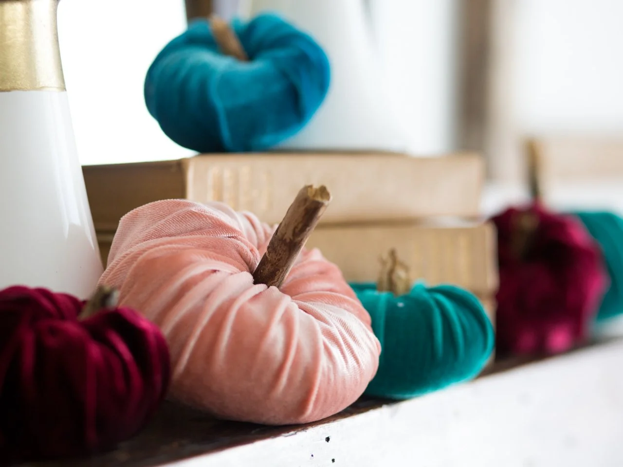 How to Make Easy DIY Velvet Pumpkins | HGTV