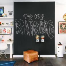 Chalkboard Room Adds Total Customization to Boy's Bedroom