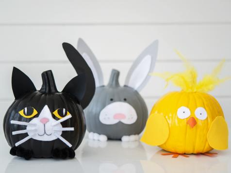 Halloween Kids’ Craft: Adorable Pet Pumpkins