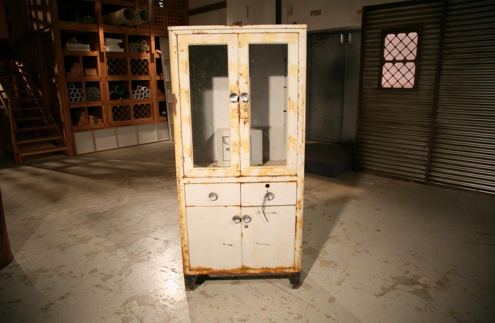 Before: Vintage Medical Cabinet