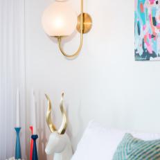 Bedroom Globe-Shaped Sconce