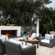 Comfortable Chairs Meet Outdoor Dining Area