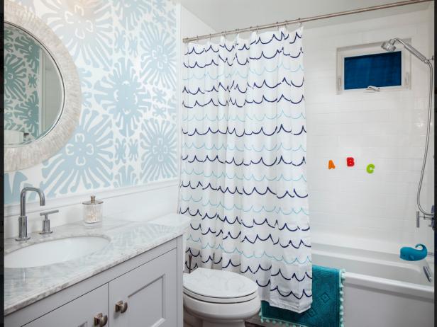Shower Curtain Styles, Guest Bathroom Shower Curtain Ideas