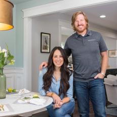Chip and Joanna Gaines in Dining Room