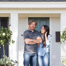Chip and Joanna Gaines on Front Porch 