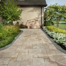 Stone Pavers Lead Right to Front Door