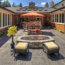 Paved Patio Allows for Year-Round Entertaining