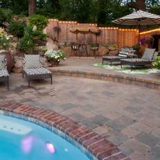 Poolside Patios With Lounge Chairs