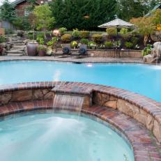 Big Backyard Pool With Slide