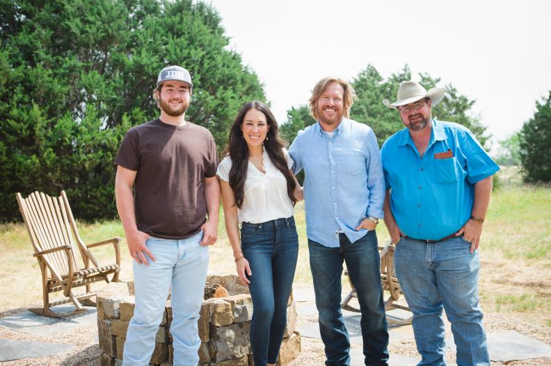 Chip and Joanna Gaines with Friends