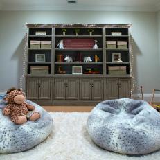Photos Hgtv Cottage Playroom With Two Bean Bag Chairs