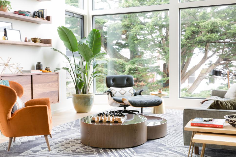 Midcentury Modern Living Rooms Hgtv - Mid Century Modern Home Decor Ideas