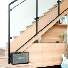 Modern Stairs and Electric Guitar