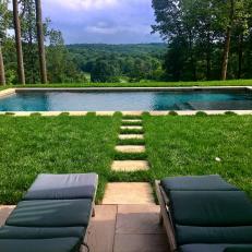 Loungers Create a Relaxing Space with a Great View of the Pool