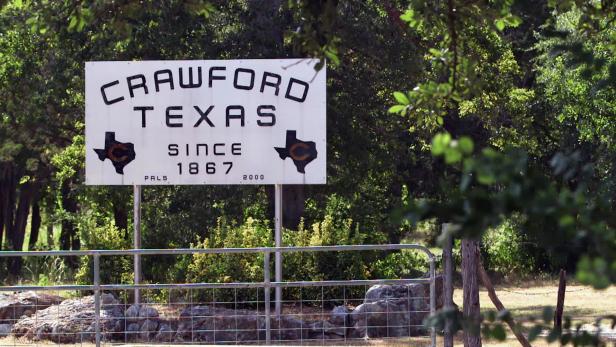 Crawford, Texas Sign