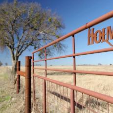 Holmes Ranch Sign and the Landscape