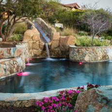 Elegant Backyard; Gunite Swimming Pool 