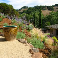 Outdoor Space Includes Tuscan Touches