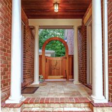 Personalized Gate Brings Warm, Welcoming Feel to Backyard Design