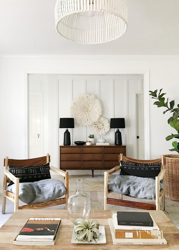 Minimalist farmhouse living clearance room