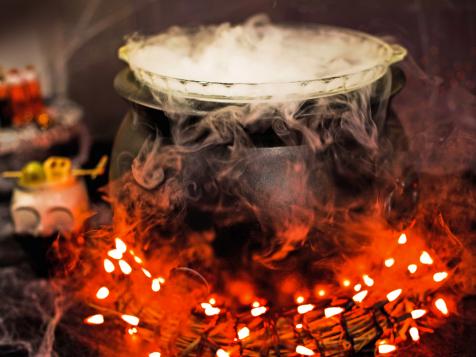 Halloween Party Magic: Make a Wicked Wine Cauldron + Ghostly Garnishes