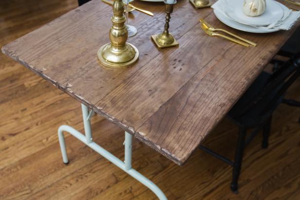 collapsible farmhouse table