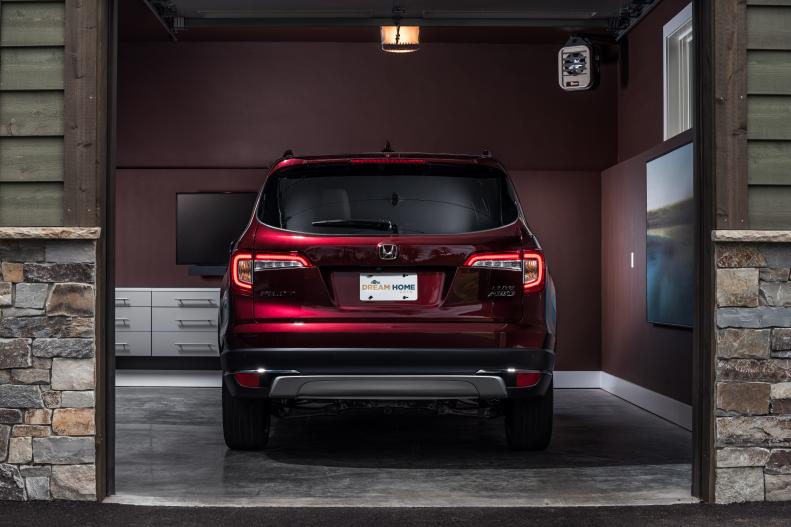 The HGTV Dream Home 2019's impressive prize package includes this 8 passenger family SUV that sits in the garage.